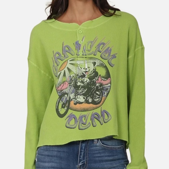 Daydreamer The Grateful Dead Motorcycle Bear Tee In Size Small - Picture 1 of 5